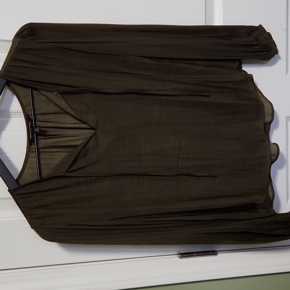 Green Blouse- BananaRepublic